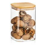 4Home Bamboo fedeles üveg tárolóedény, 950 ml, 950 ml