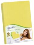 Bellatex Kamilka jersey sárga lepedő, 140 x 200 cm, sárga, 140 x 200 cm