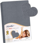 Bellatex Kamilka frottír lepedő sötétszürke, 140 x 200 cm, sötétszürke, 140 x 200 cm
