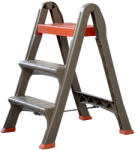 4home Szikla műanyag lépcső barna, 47 x 70 x 78 cm