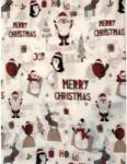 4-Home Christmas time fleece takaró, 150 x 200 cm