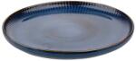 Altom Design Reactive Stripes porcelán lapostányér, 26 cm, kék