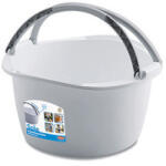 4-Home SOLE műanyag ovális mosdótál fogantyúval, 16 l