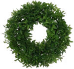 4-Home Levelek műkoszorú, zöld, átmérő: 27 cm