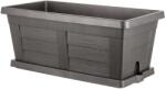 4home Bama Legno kerti nagy méretű virágláda antracit, 80 x 40 x 35 cm, antracit, 80 cm