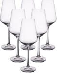 Crystalex SANDRA 6 db-os fehérboros pohárkészletSANDRA, 0, 25 l, 250 ml