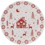 Altom Design Grenlandia porcelán desszert tányér 20 cm, piros, piros