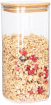 4Home Bamboo üveg élelmiszer tároló bambusz fedéllel, 1500 ml, 1500 ml