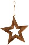 Indecor Mangófa akasztós csillag, 33 x 2 x 33 cm