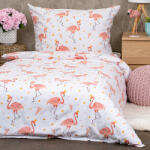 4Home Flamingo gyerek pamut ágyneműhuzat, 140 x 200 vcm, 70 x 90 cm, 140 x 200 cm, 70 x 90 cm