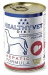 Healthy VET DIET DOG HEPATIC - máj támogatására, felnőtt kutyáknak, 400 g konzerv szuper prémium