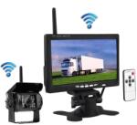 7″ 24V Monitor + vezeték nélküli teherautó tolatókamera szett
