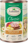 Lukullus 6x400g Lukullus Naturkost Adult Szárnyas & bárány gabonamentes nedves kutyatáp