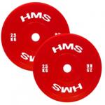 HMS Set Discuri Olimpice TPP02 HMS 2 x 2.5 KG (17-61-114)