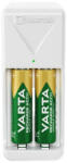VARTA 57656101451 Mini töltő + 2 db AA 2100 mAh akkumulátor