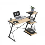 Mark Adler Összecsukható íróasztal, bal és jobb oldalú kivitel, három polccal, 116x50x93cm, Fa (MA-LEADER-35)