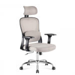 Mark Adler Ergonomikus irodai forgószék kartámaszokkal, deréktámasszal, hálós anyaggal, szürke (MA-MANAGE-32-GREY)