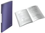 Leitz Mapa LEITZ Style, de prezentare, plastic PP, 20 de folii - albastru-violet (L-39580069) - vexio