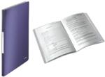 Leitz Mapa LEITZ Style, de prezentare, plastic PP, 40 de folii - albastru-violet (L-39590069) - vexio