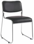 RFG Посетителски стол RFG Axo M, до 120кг. макс тегло, еко кожа, черен (C-114/BLACK/1PC)