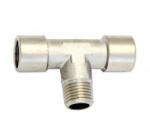 Aer comprimat Racord din alama tip T - FE 1/4" -2 FI 1/4" [353.40. 00] (353.40.00) - constructii-mag