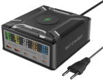 BlitzWolf Incarcator de retea BW-S26 250W 2x USB, 3x USB Type-C, Wireless Negru (46771) - pcone