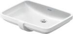 Duravit No. 1 alulról beépíthető mosdó 55x40 cm, fehér 03955500282 (03955500282)