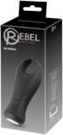Rebel - masturbator vibrant gland penian - silicon negru (05524610000)