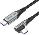 Vention USB 2.0 C M (Right Angle) to C 5A Vention Cable (Gray) (46945)