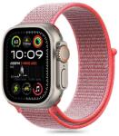 Tech-Protect nylon szíj Apple Watchhoz 6/7/8/9/10/SE (40/41/42 MM) - rózsaszín