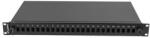 Lanberg 19" optikai patch panel 24xSC szimplex/24xLC duplex fekete (FOP1-24SS-LDB) - bbmarket