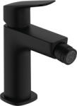 Hansgrohe Logis, karos bidé keverő 110 Fine lefolyókészlettel húzórúddal, fekete matt, HAN-71201670 (HAN-71201670)
