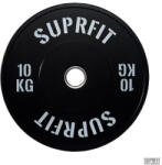 SUPRFIT Econ lsúlytárcsa fehér logóval (szimpla) 10 KG fekete Súlytárcsa