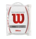 Wilson Pro Overgrip Perforated - fehér fedőgrip (12 db) fehér