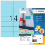 Herma Etikett címke Herma 105x42.3 mm szegély nélküli kék 100 ív 1400 db/doboz (4558)