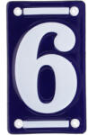 Esschert Design Tűzzománc házszám, 6 (DB92-6)