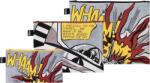 LOQI Чантички за кръста Museum Roy Lichtenstein от рециклиран материал 3 бр (ZP.RL.WH)