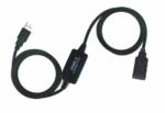 Wiretek VE594 USB-A / USB-A 10m kábel