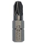 TOYA csavarhúzó bitfej, pozidriv, 1/4"x25 mm, PZ3, 10 db (YT-78136)