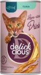 Delickcious DELICKCIOUS, Conserva cu bautura cu ton pentru pisici, 140g