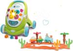 Smoby Set premergător Trott Cotoons 2în1 Smoby verde cu cuburi, lumină, melodii şi tren muzical Cotoons (SM110428-20)