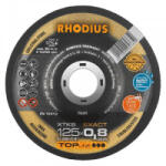 Rhodius Disc taiere inox/otel Rhodius XTK8 EXACT, 125x22.23x0.8mm (206684) Disc de taiere