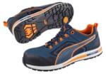 PUMA Pantofi de protectie Puma Safety CROSSTWIST, S3 SRC HRO, albastru/portocaliu, mas. 45 (643100/45) - constructii-mag
