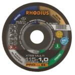 Rhodius Disc taiere multi-material Rhodius XT69, 115x22.23x1mm (RH211202) Disc de taiere