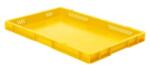 LA-KA-PE Cutie stivuibila LA-KA-PE TK600/50-0 600x400x50mm galbena fara maner (072500204) - constructii-mag