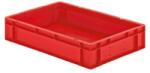 LA-KA-PE Cutie stivuibila LA-KA-PE TK600/120-0 600x400x120mm rosie fara maner (TK600/120-0ROT)