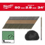 Milwaukee - Cuie in banda, 7.4 x 2.8 mm, 34°, 50 mm, 2200 bucati [4932492599] (4932492599)