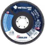 WEILER Disc lamelar slefuire metal/inox Weiler METALYNX PRO, inclinat, 125x22.23mm, G60 (MDM125060)