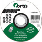 Fortis Disc taiere inox Fortis A60S-BF41, 125x22.23x1mm (4317784704342) - constructii-mag Disc de taiere