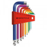 PB Swiss Tools Set chei hexagonale in L cu cap sferic PB Swiss Tools PB212 RB, 1.5-10mm, 9 piese (PB212.H-10RB) - constructii-mag Cheie imbus
